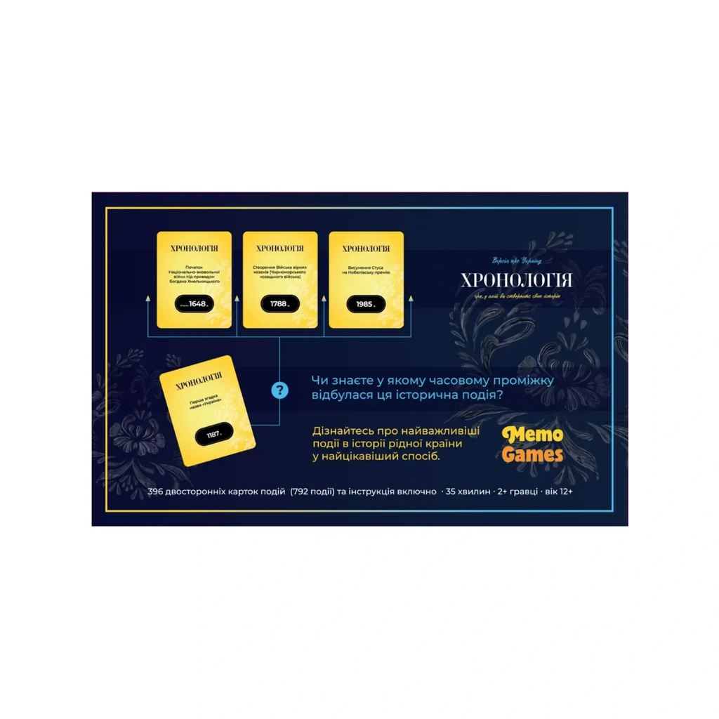 Настільна гра: Хронологія: Історія України