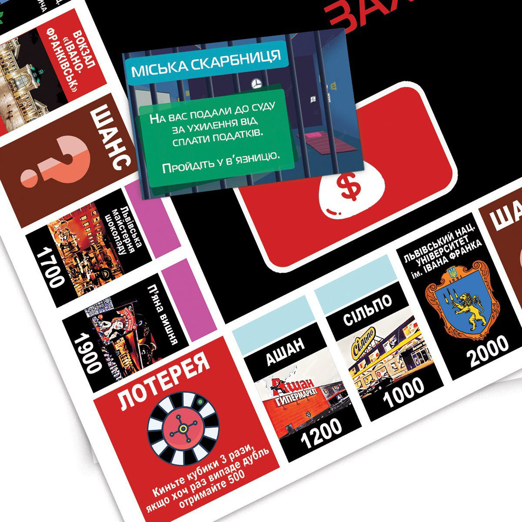 Настільна гра: Монополія Заходу України