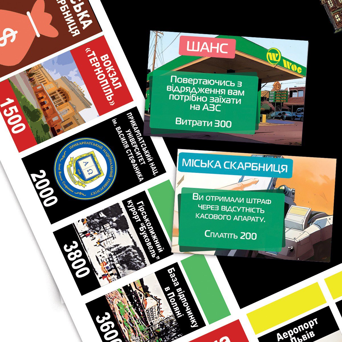 Настільна гра: Монополія Заходу України