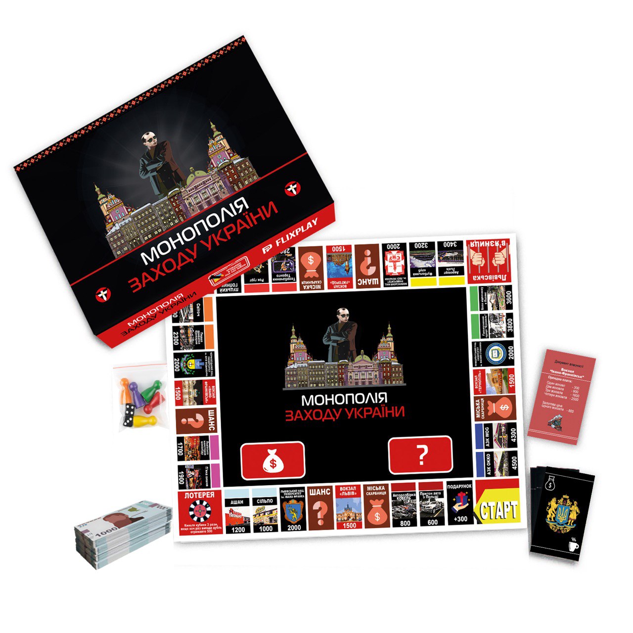 Настільна гра: Монополія Заходу України