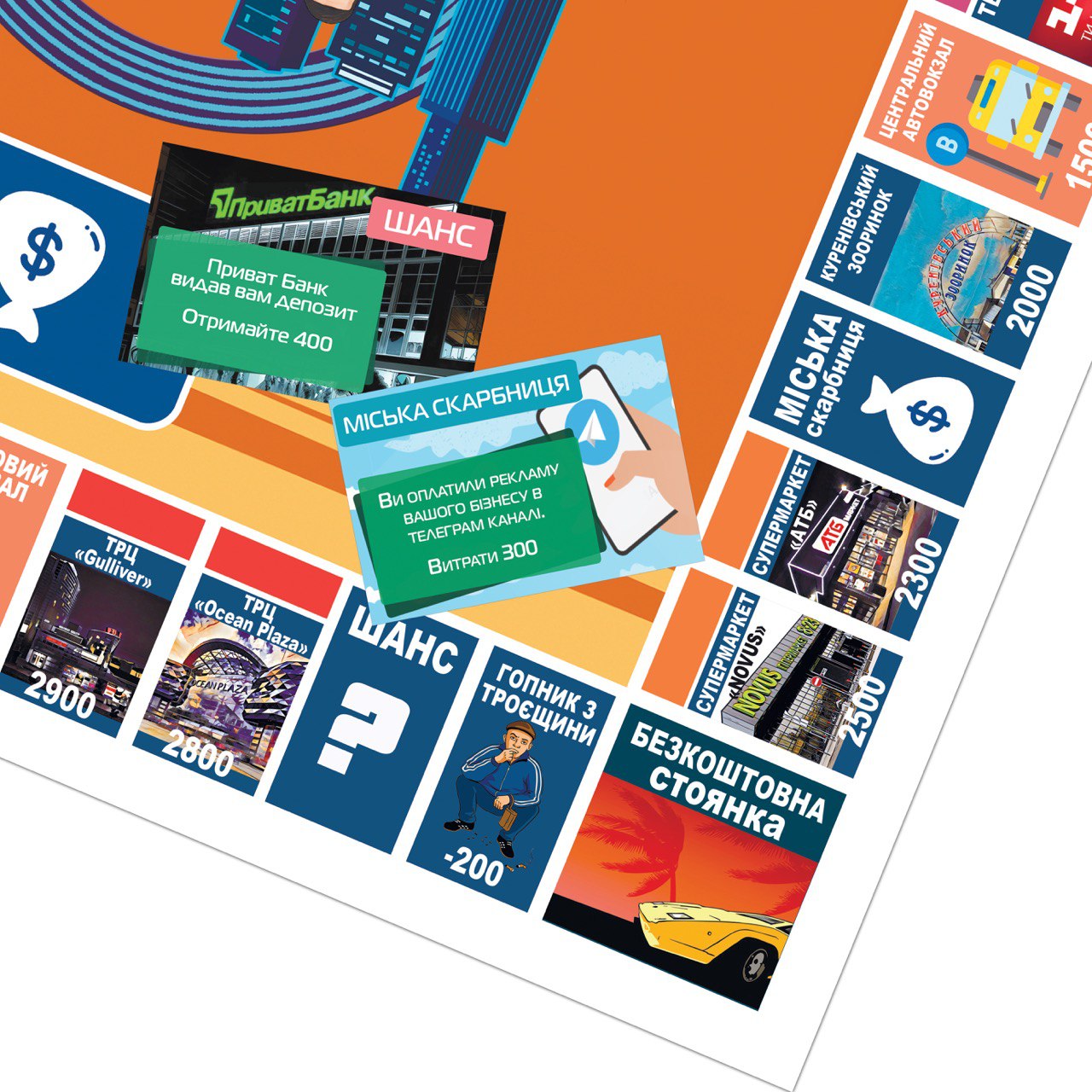 Настільна гра: Бізнес по-київськи GTA