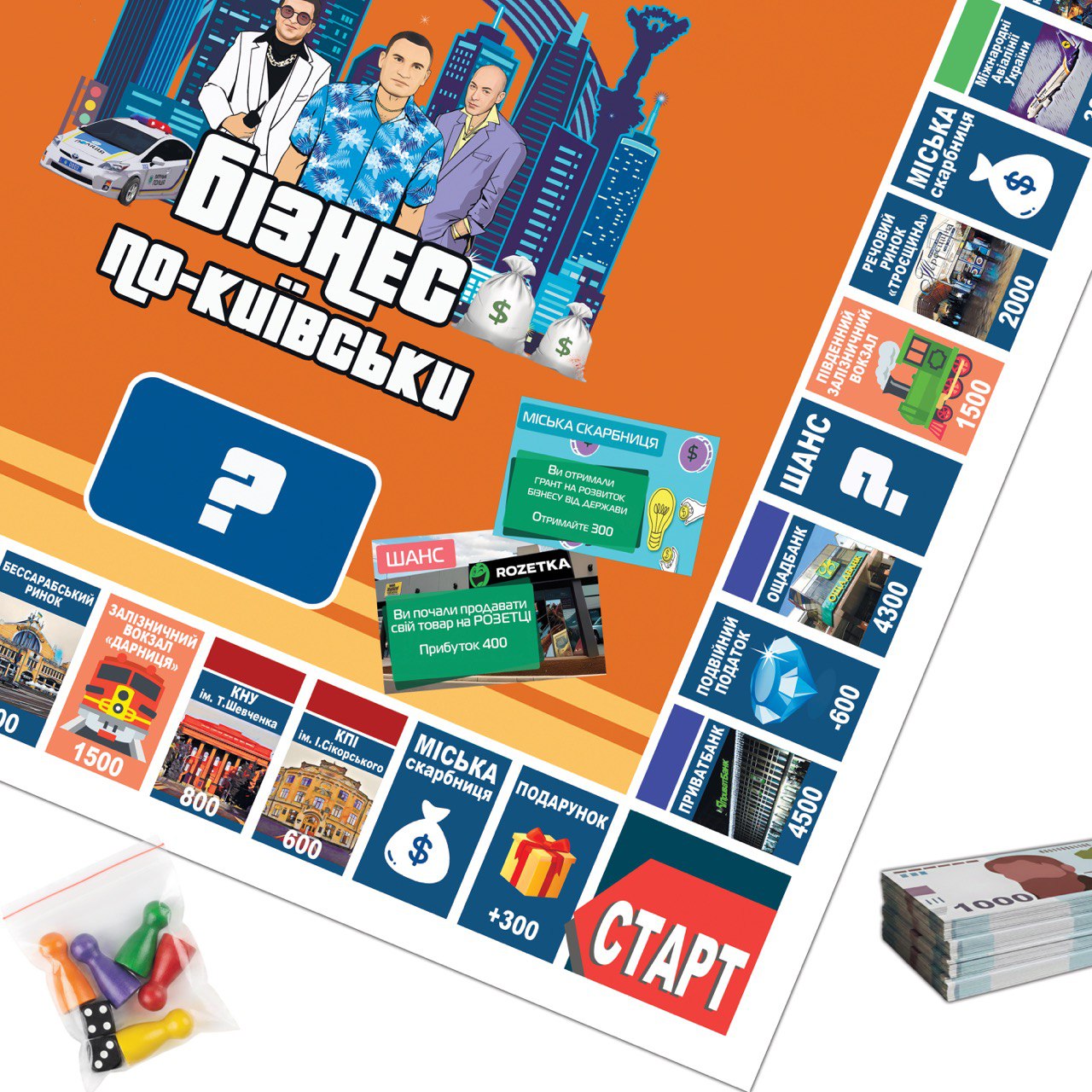 Настільна гра: Бізнес по-київськи GTA