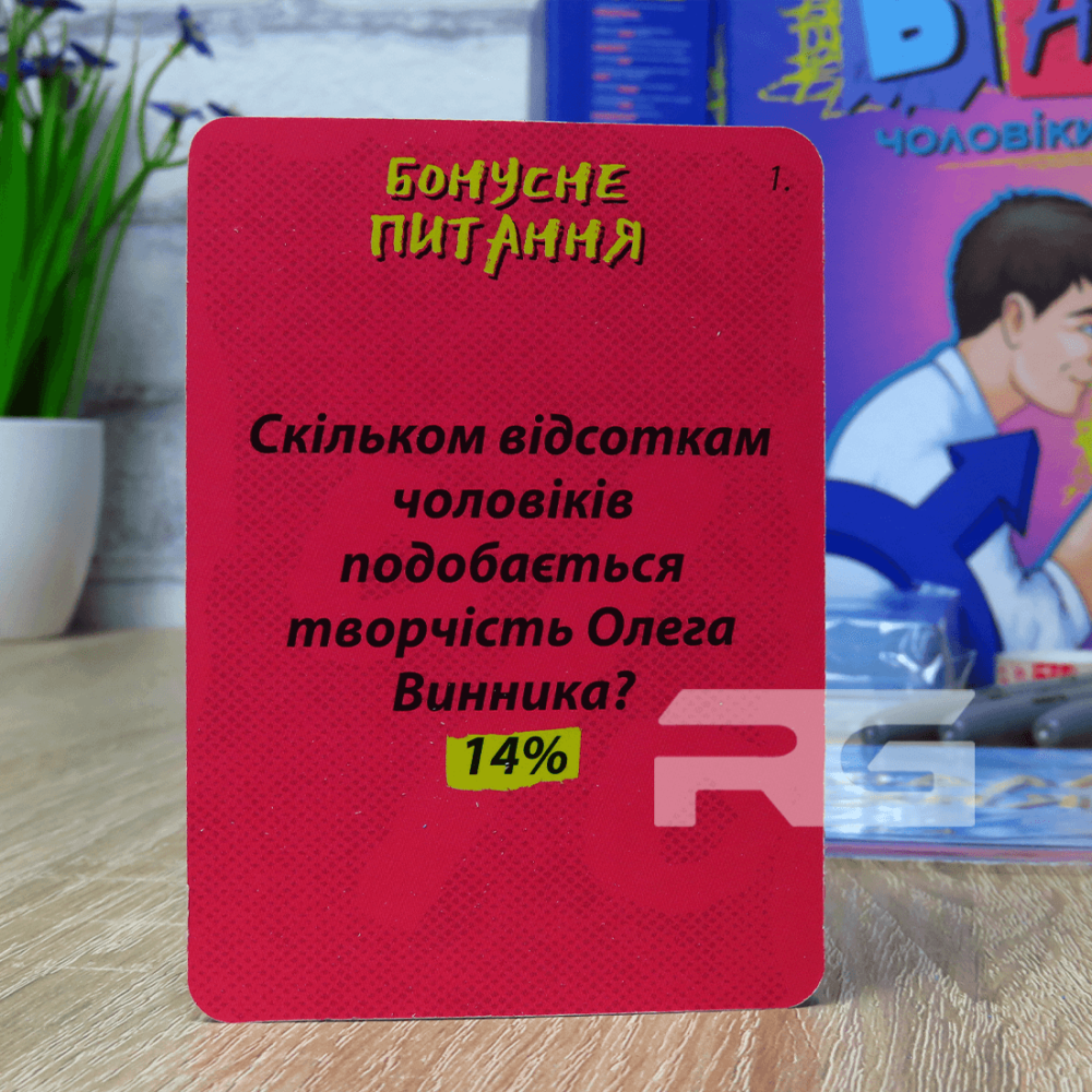 Настільна гра: Батл! Чоловіки проти жінок