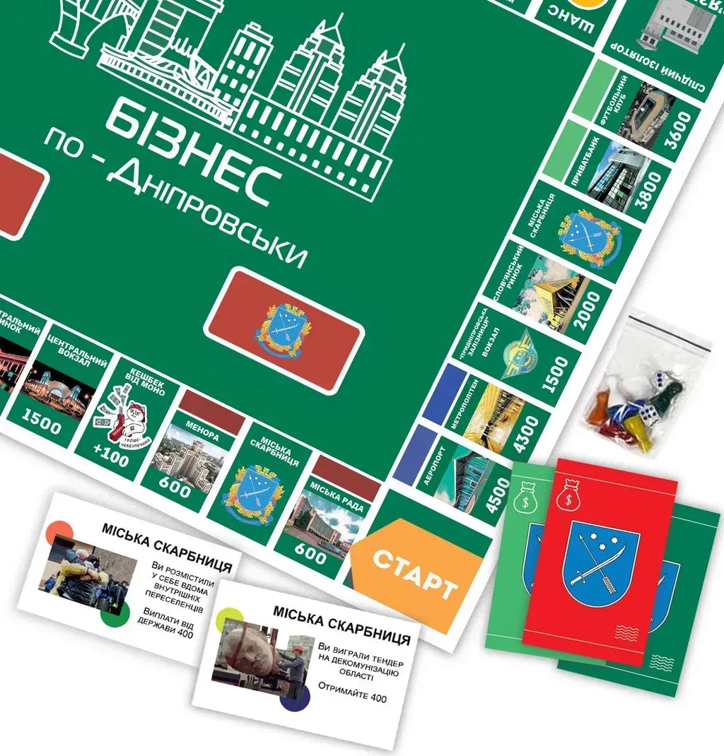 Настільна гра: Бізнес по-Дніпровськи
