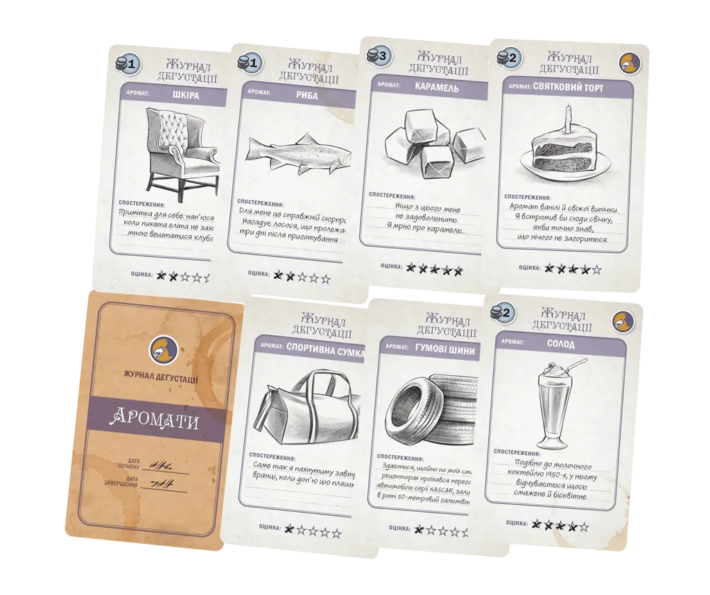 Настільна гра: Distilled. Таємниці напоїв + доповнення (комплект)