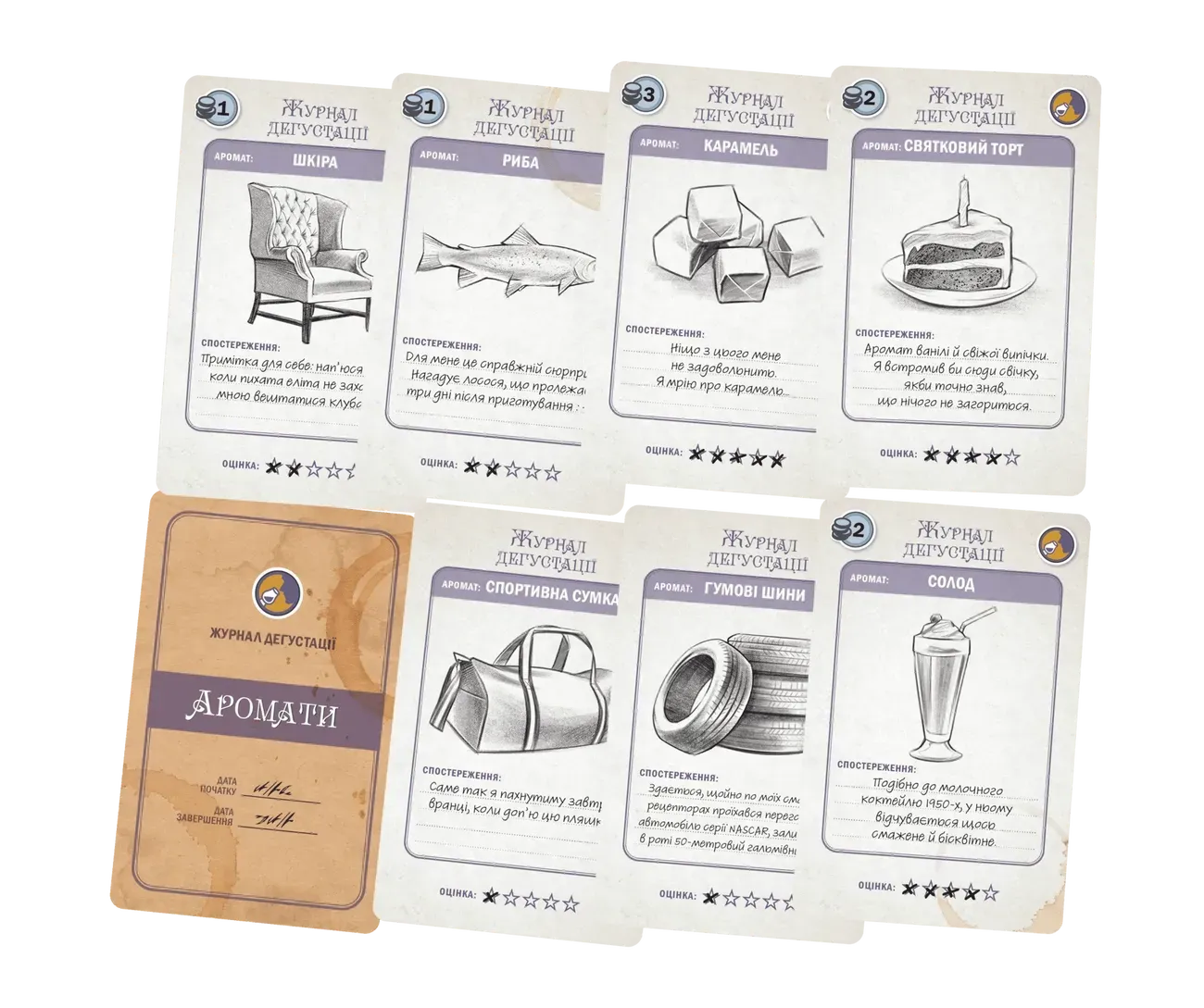 Настільна гра: Distilled. Таємниці напоїв + доповнення (комплект)