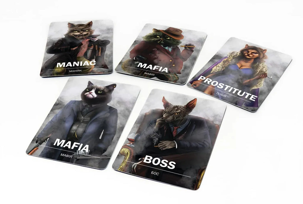 Настільна гра: Котомафія / Котяча мафія