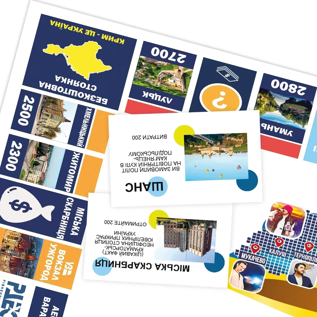 Настільна гра: Монополія твого міста (Монополія України)