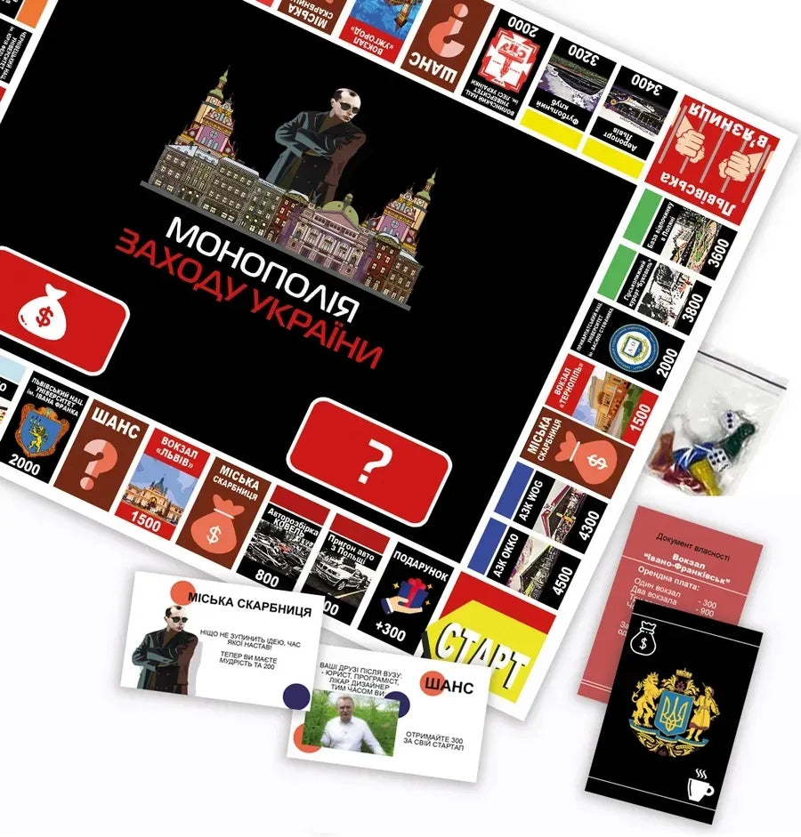 Настільна гра: Монополія Заходу України