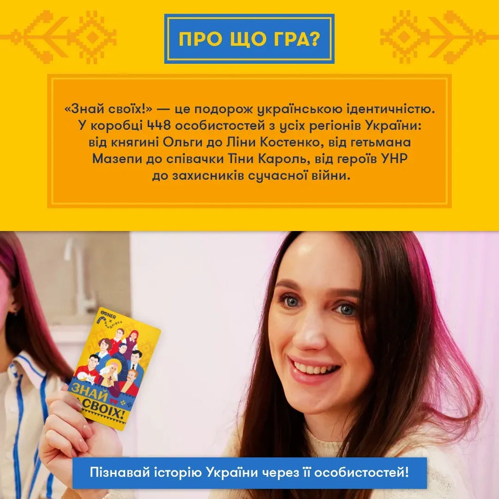 Настільна гра: Знай своїх